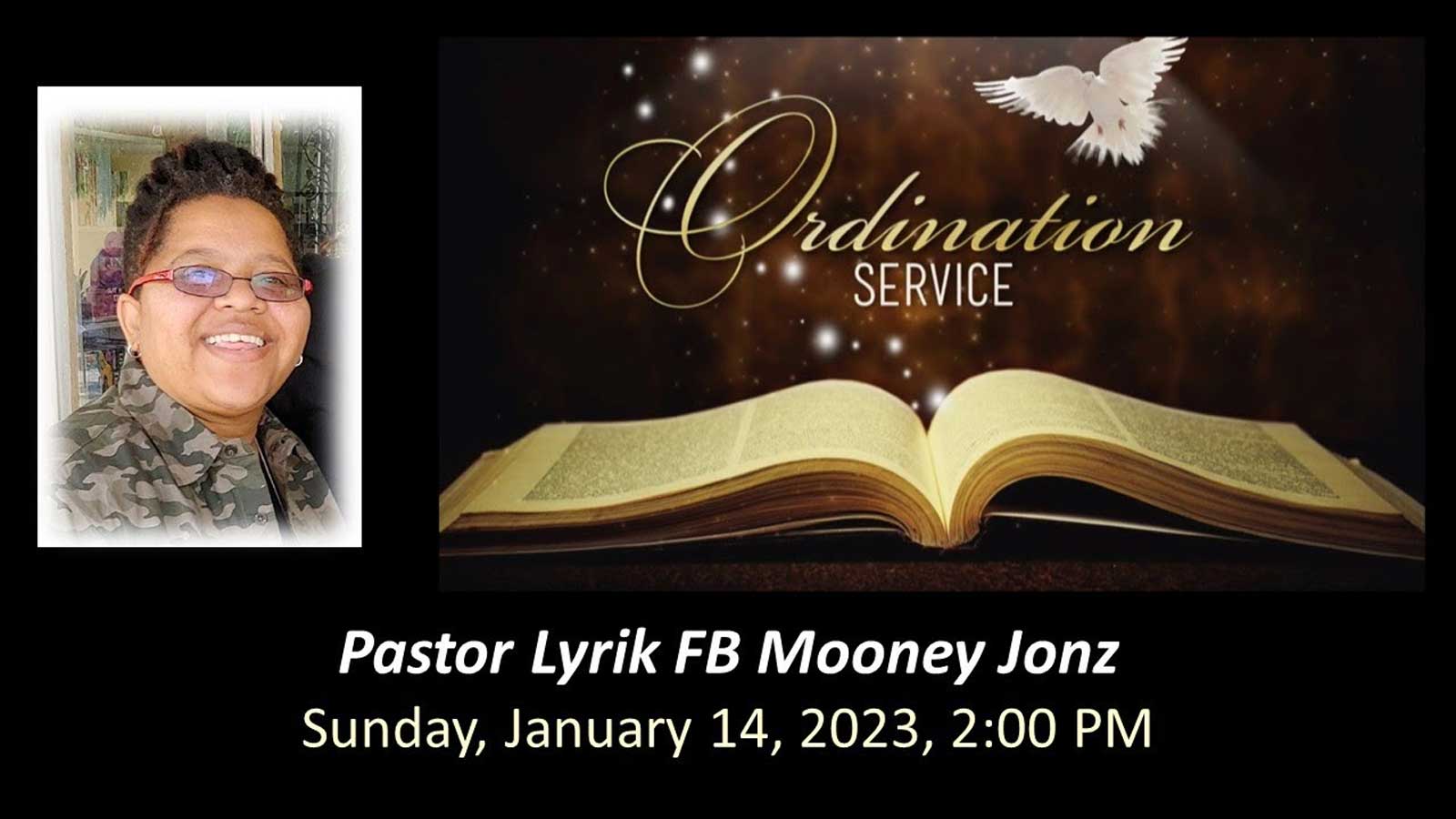 Ordination of Pastor Lyrik to Apostle - January 14, 2024