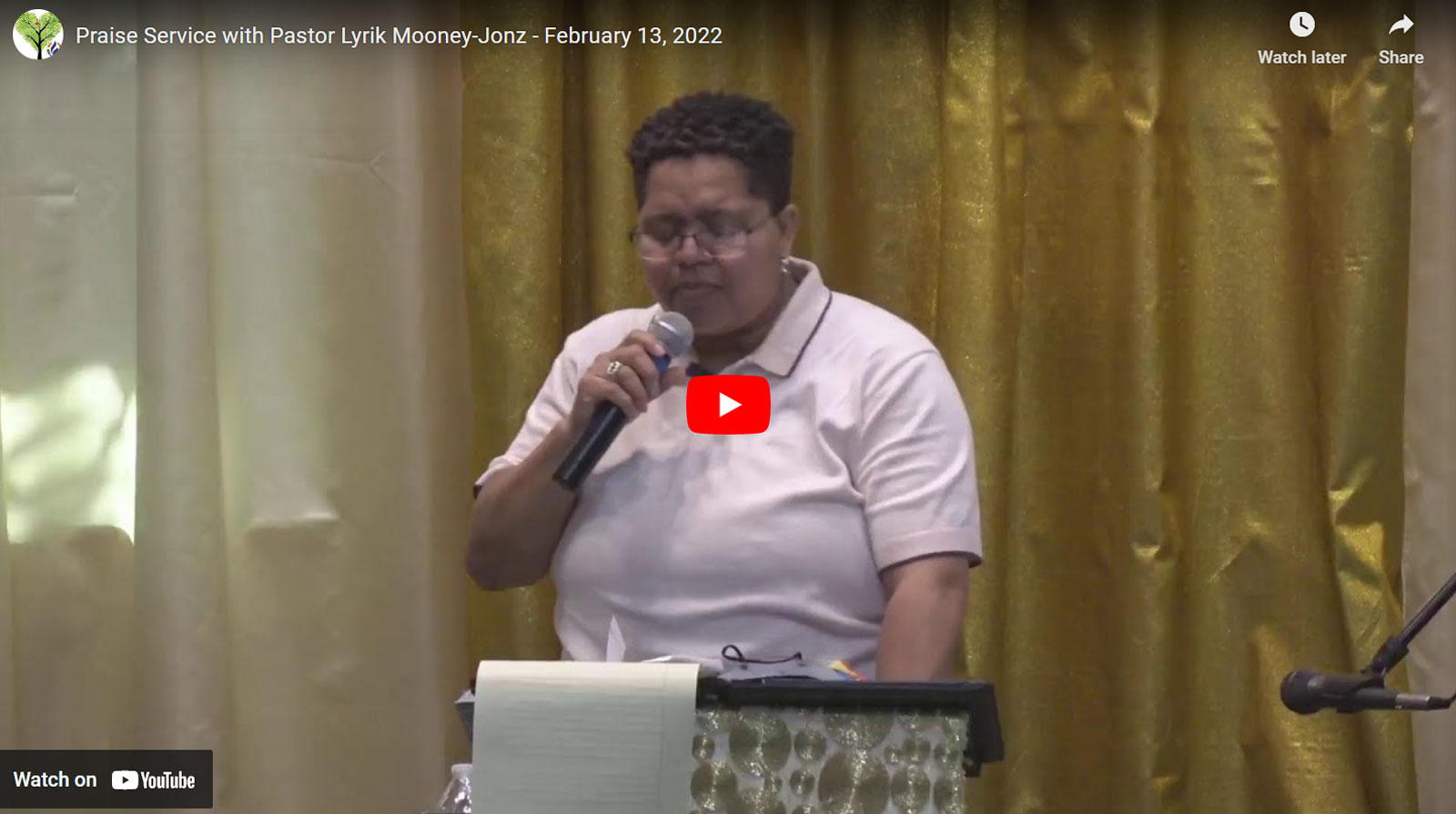 Praise Party – Rev. Lyrik Mooney-Jonz – February 13, 2022