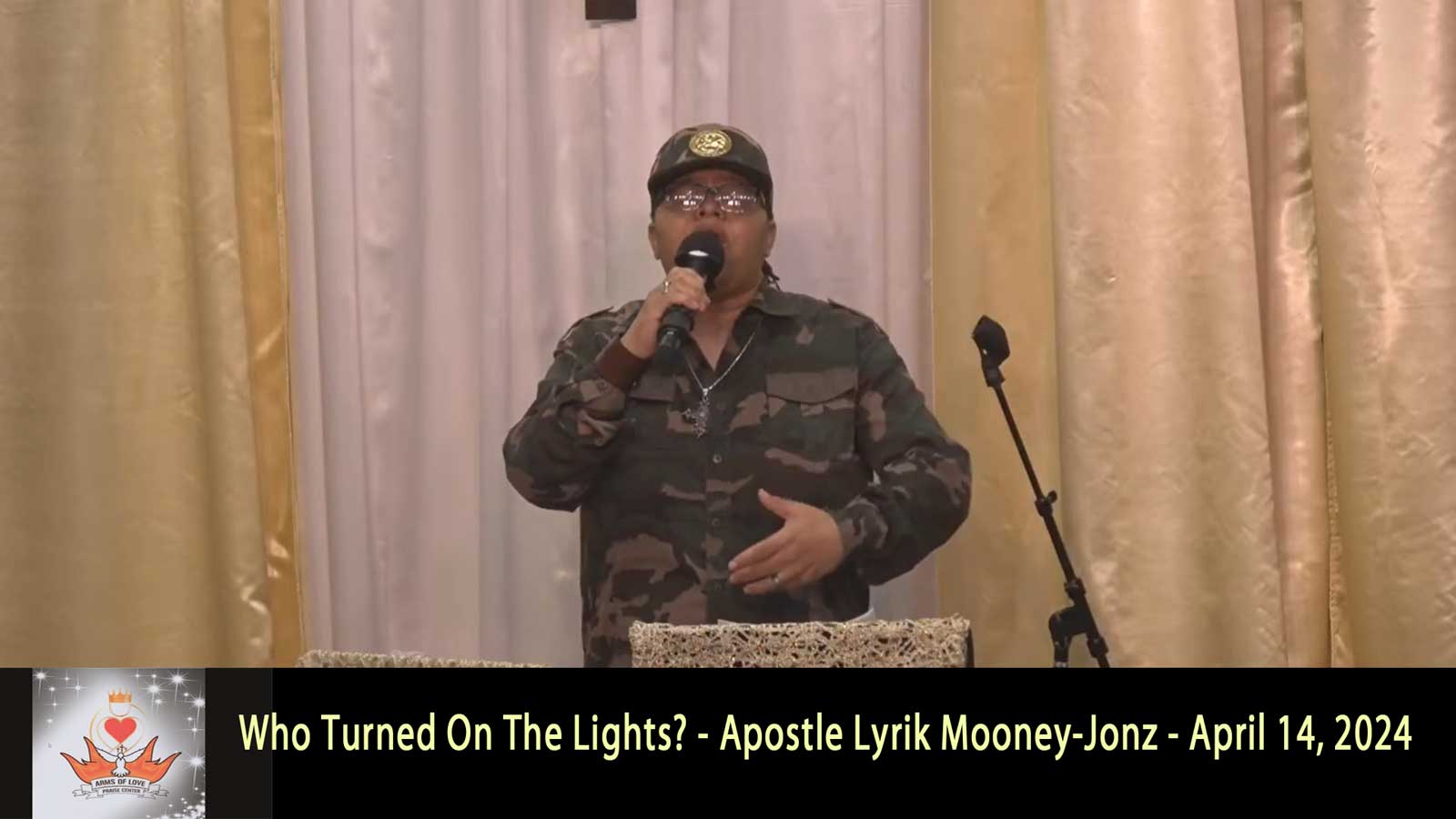 Who Turned On The Lights? - Apostle Lyrik Mooney-Jonz - April 14, 2024